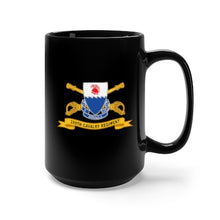 Load image into Gallery viewer, Black Mug 15oz - Army - 299th Cavalry Regiment w Br - Ribbon X 300