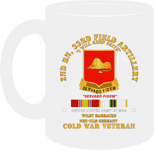 Load image into Gallery viewer, Army - 2nd Battalion 33rd Field Artillery - New Ulm Germany with Cold War Service Ribbons - Mug