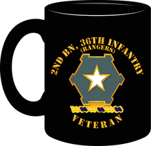 Load image into Gallery viewer, Army - 2nd Battalion 36th Infantry Distinctive Unit Insignia - Rangers - Veteran - Mug