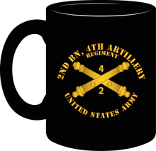 Load image into Gallery viewer, Army - 2nd Battalion 4th Field Artillery Regiment - with Arty Branch - Mug