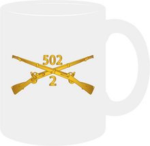 Load image into Gallery viewer, Army - 2nd Battalion 502nd Infantry Regiment - Infantry Branch- Mug