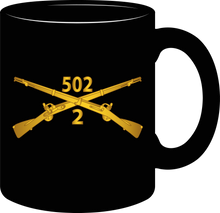 Load image into Gallery viewer, Army - 2nd Battalion 502nd Infantry Regiment - Infantry Branch- Mug
