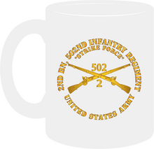 Load image into Gallery viewer, Army - 2nd Battalion 502nd Infantry Regiment - Strike Force - Infantry Branch - Mug