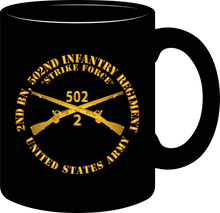 Load image into Gallery viewer, Army - 2nd Battalion 502nd Infantry Regiment - Strike Force - Infantry Branch - Mug