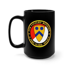 Load image into Gallery viewer, Black Mug 15oz - Army - 2nd Cavalry Division - Fort Clark TX