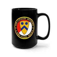 Load image into Gallery viewer, Black Mug 15oz - Army - 2nd Cavalry Division - Fort Clark TX