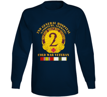 Load image into Gallery viewer, Army - 2nd General Hospital - Landstuhl Frg - With Cold Vietnam Service Ribbons T Shirt, Hoodie and Long Sleeve