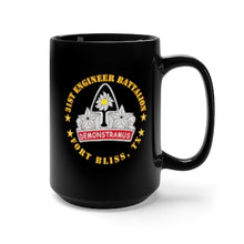 Load image into Gallery viewer, Black Mug 15oz - Army - 31st Engineer Battalion - Fort Bliss, TX