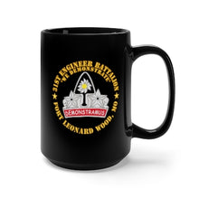Load image into Gallery viewer, Black Mug 15oz - Army - 31st Engineer Battalion - We Demonstrate - Ft Leonard Wood, MO