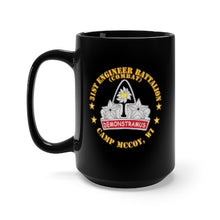 Load image into Gallery viewer, Black Mug 15oz - Army - 31st Engineer Battalion (Combat) - Camp McCoy, WI