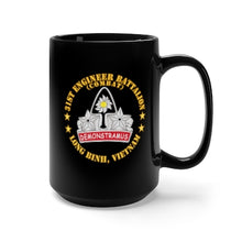 Load image into Gallery viewer, Black Mug 15oz - Army - 31st Engineer Battalion (Combat) - Long Binh, Vietnam