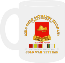 Load image into Gallery viewer, Army - 33rd Field Artillery Regiment with Cold War Service Ribbons - Mug