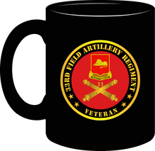 Load image into Gallery viewer, Army - 33rd Field Artillery Regiment, Veteran - Mug