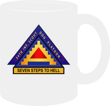 Load image into Gallery viewer, Army - 34th Infantry Scout Dog Platoon, 7th Army, Shoulder Sleeve Insignia - Mug