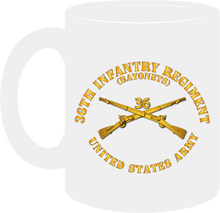 Load image into Gallery viewer, Army - 36th Infantry Regiment - Bayonets - Infantry Branch - Mug