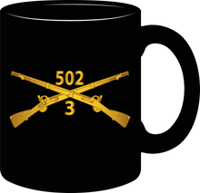 Load image into Gallery viewer, Army - 3rd Battalion 502nd Infantry Regiment - Infantry Branch - Mug