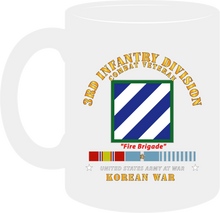 Load image into Gallery viewer, Army - 3rd Infantry Division - Korean War with KOREA War Service Ribbons Mug