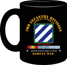 Load image into Gallery viewer, Army - 3rd Infantry Division - Korean War with KOREA War Service Ribbons Mug