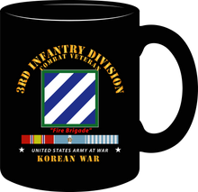 Load image into Gallery viewer, Army - 3rd Infantry Division - Korean War with KOREA War Service Ribbons Mug