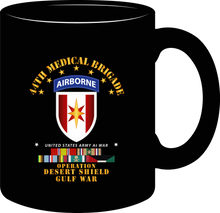 Load image into Gallery viewer, Army - 44th Medical Brigade - Desert Shield w Drop Shadow Svc - Mug