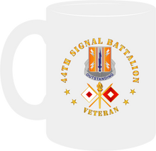 Load image into Gallery viewer, Army - 44th Signal Battalion - Veteran w DUI - Branch - Mug