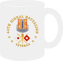 Load image into Gallery viewer, Army - 44th Signal Battalion - Veteran w DUI - Branch - Mug