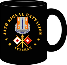 Load image into Gallery viewer, Army - 44th Signal Battalion - Veteran w DUI - Branch - Mug