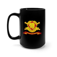 Load image into Gallery viewer, Black Mug 15oz - Army - 45th Artillery Brigade w Br - Ribbon