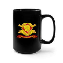 Load image into Gallery viewer, Black Mug 15oz - Army - 45th Artillery Brigade w Br - Ribbon