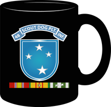 Load image into Gallery viewer, Army - 48th Infantry Scout Dog Platoon Tab, 23rd Infantry Division, Shoulder Sleeve Insignia, with Vietnam Service Ribbon without Text - Mug