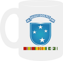 Load image into Gallery viewer, Army - 48th Infantry Scout Dog Platoon Tab, 23rd Infantry Division, Shoulder Sleeve Insignia, with Vietnam Service Ribbon without Text - Mug