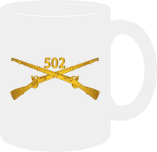 Load image into Gallery viewer, Army - 502nd Infantry Regiment - Infantry Branch - Mug