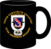 Load image into Gallery viewer, Army - 508th Parachute Infantry Regiment - Distinctive Unit Insignia - Master wo Drop Shadow - Mug
