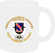 Load image into Gallery viewer, Army - 508th Parachute Infantry Regiment - Distinctive Unit Insignia - Master wo Drop Shadow - Mug