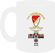 Load image into Gallery viewer, Army - 6th Cavalry Brigade - Desert Storm with Service Ribbons - Armed Forces Expeditionary Medal with Arrow - Special- Mug