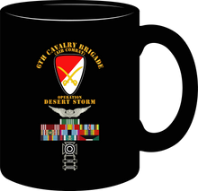 Load image into Gallery viewer, Army - 6th Cavalry Bde - Desert Storm w DS SVC - AFEM w Arrow - Special - Mug