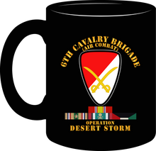Load image into Gallery viewer, Army - 6th Cavalry Brigade - Desert Storm with Service Ribbons - Mug