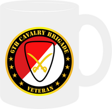 Load image into Gallery viewer, Army - 6th Cavalry Brigade Veteran - Mug