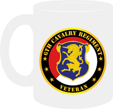 Load image into Gallery viewer, Army - 6th Cavalry Regiment Veteran - Mug