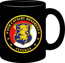 Load image into Gallery viewer, Army - 6th Cavalry Regiment Veteran - Mug