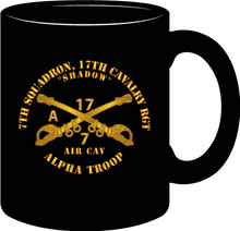 Load image into Gallery viewer, Army - 7th Squadron 17th Cavalry Regiment - Alpha Troop - Shadow - Mug