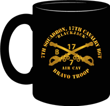 Load image into Gallery viewer, Army - 7th Squadron 17th Cavalry Regiment - Bravo Troop - Blackjack - Mug