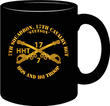 Load image into Gallery viewer, Army - 7th Squadron 17th Cavalry Regiment - Headquarters and Headquarters Troop - Stetson - Mug