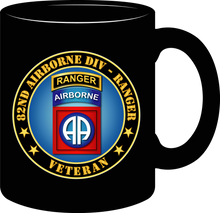 Load image into Gallery viewer, Army - 82nd Airborne Div - Ranger Veteran - Mug