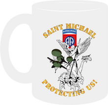 Load image into Gallery viewer, Army - 82nd Airborne Division - Saint Michael - Protecting Us - Mug