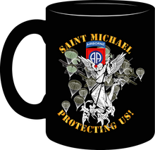 Load image into Gallery viewer, Army - 82nd Airborne Division - Saint Michael - Protecting Us - Mass - Mug