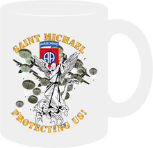 Load image into Gallery viewer, Army - 82nd Airborne Division - Saint Michael - Protecting Us - Mass - Mug