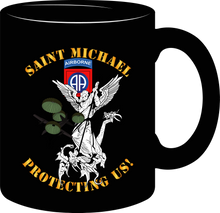 Load image into Gallery viewer, Army - 82nd Airborne Division - Saint Michael - Protecting Us - Mug