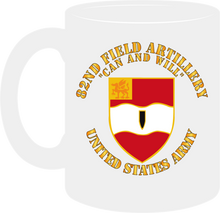 Load image into Gallery viewer, Army - 82nd Field Artillery - Can and Will - Mug