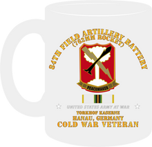 Load image into Gallery viewer, Army - 84th Field Artillery Rocket Battery - Hanau Germany with COLD Service Ribbons - Mug
